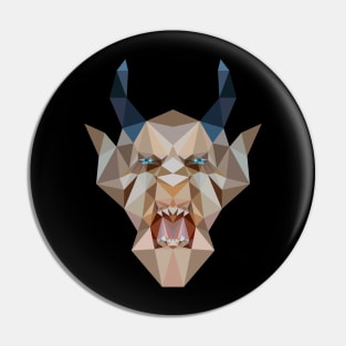 Monster Face Pin