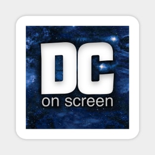 DC on SCREEN Podcast Logo (Blue) Magnet