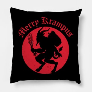 Merry Krampus - Horror Christmas Pillow