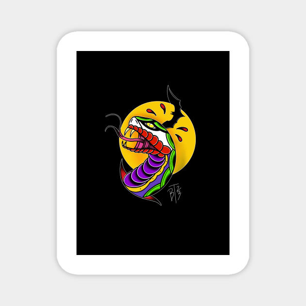 Joker Snake Tattoo Magnet by Batman_tattoos