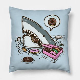 Box of Donuts Shark Pillow