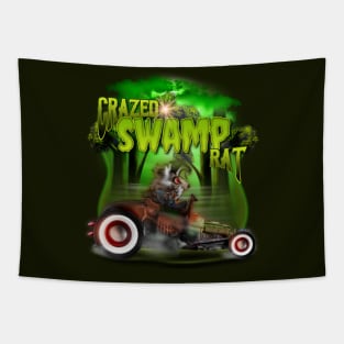 Ratfink Crazed Swamp Rat Tapestry