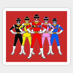 Power Rangers In Space Stickers Teepublic