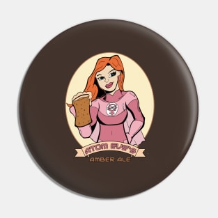 Atom Eve's Amber Ale Pin