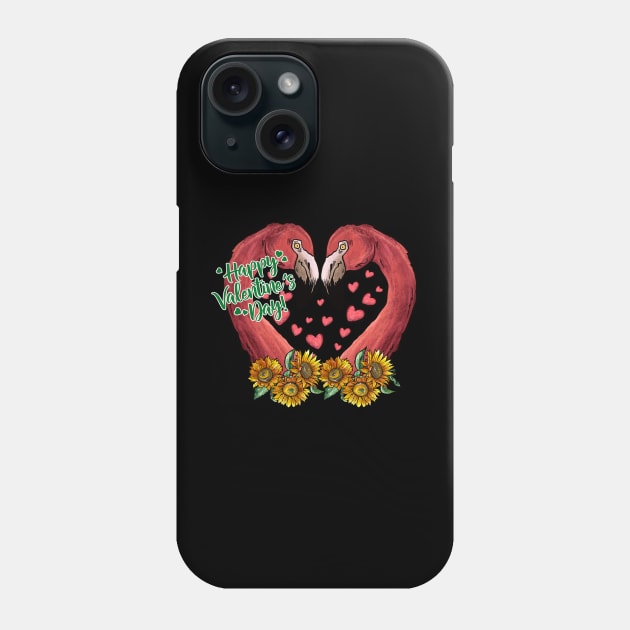 Happy Valentines Day Phone Case by LC Graphic Tees