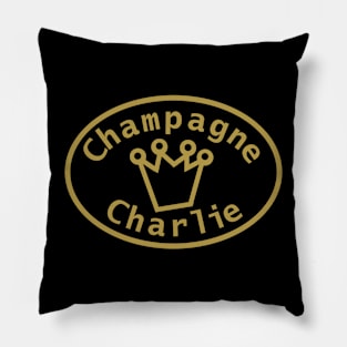 Crown and Charles Graphic Pillow