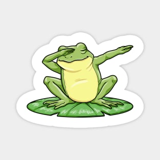 Frog on Sheet at Hip Hop Dance Dab Magnet