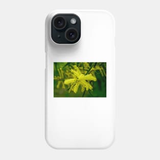 Wattle Flower Burst Phone Case