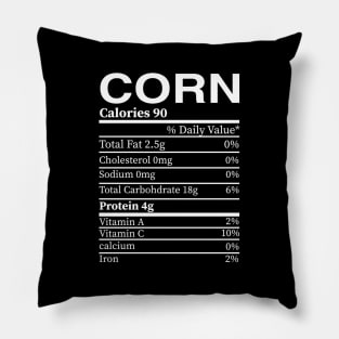 Funny Corn Nutrition Pillow