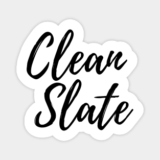 Start over with a Clean Slate - Motivational Words Magnet