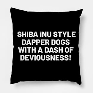 Shiba Inu Dogs Pillow