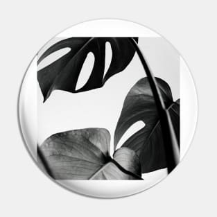 Black Leaves Decoration Pin