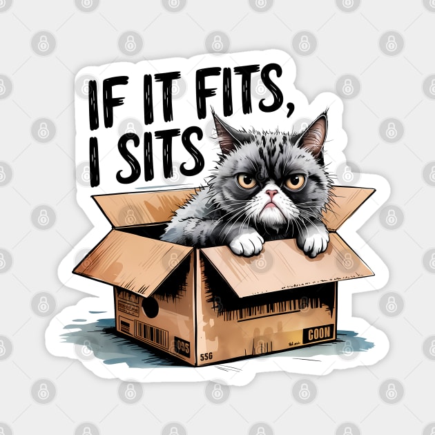 Purrrfect friends cats are family Magnet by Steve