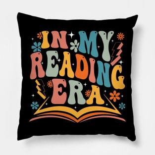 In My Reading Era Groovy Pillow