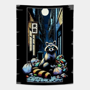 Midnight Scavenger: The Urban Raccoon's Tale Tapestry