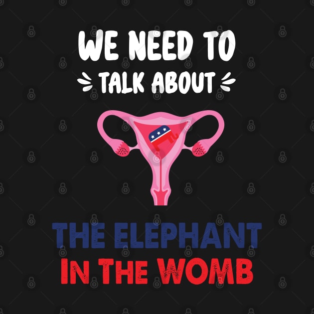 We Need To Talk About The Elephant In The WOMB Retro by WassilArt