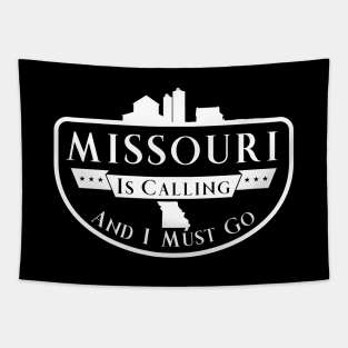 Missouri is Calling and I Must Go Farm Scene Tapestry