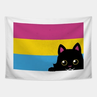 Peeking Cat Pan Flag by Tobe Fonseca Tapestry