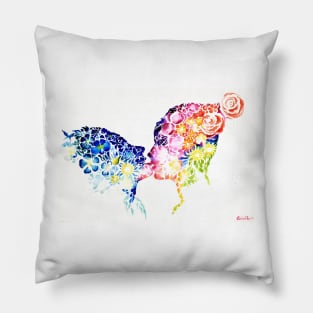 when love is blooming Pillow