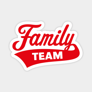 Family Team (Red) Magnet