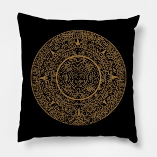 Ancient Aztec Mayan Calendar Pillow