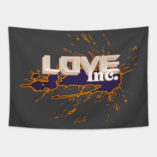 Love Inc - Cream/Orange Tapestry