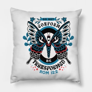 BE TRANSFORMED (RED WHITE & BLUE) Pillow