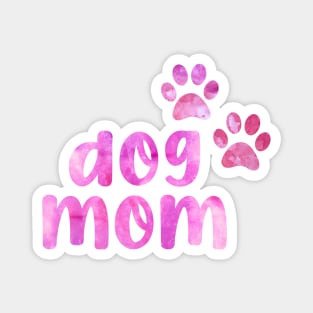 dog mom cute watercolour paws dog paw Magnet