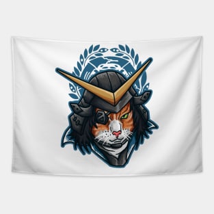 Samurai Cat Tapestry