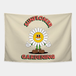 Sunflower Gardening Tapestry