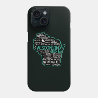 Green Bay Wisconsin cute Osseo, Kenosha, Racine, Appleton, Waukesha, Eau Claire, Oshkosh, Janesville Phone Case