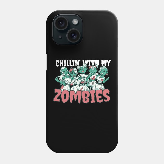Zombie Squad Goals Phone Case by Life2LiveDesign