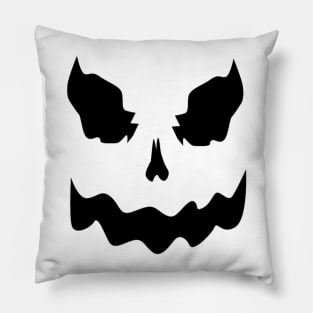 Spooky Ghost Face Halloween Costume Party Tee Pillow