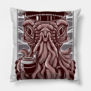 Squid Beard Captain Pillow