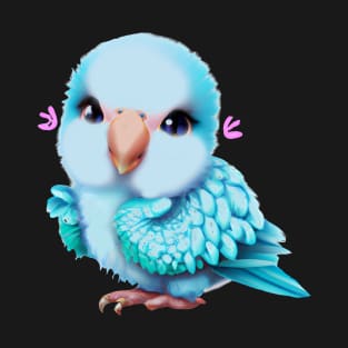 Adorable Blue Baby Parrot T-Shirt