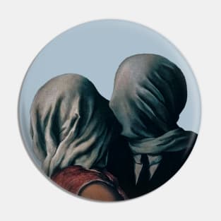 The Lovers II by Rene Magritte Pin