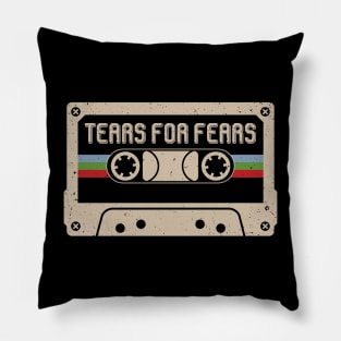 Personalized Tears for Name Birthday Vintage Cassette Tape Pillow