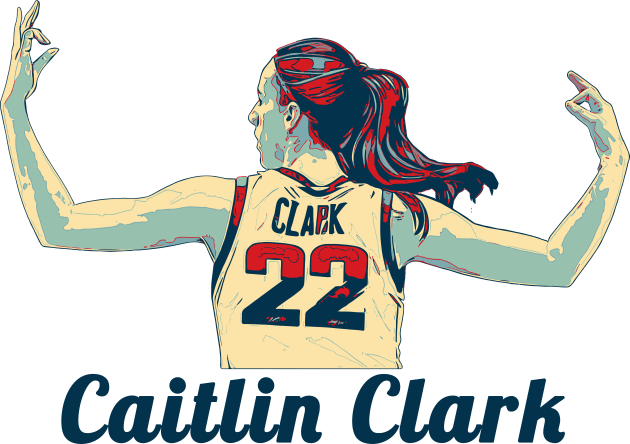 Caitlin Clark Retro Kids T-Shirt by clownescape