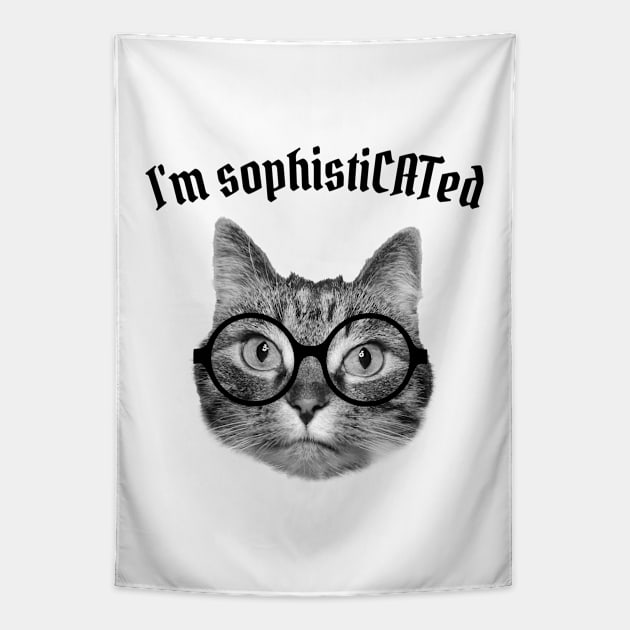I'm sophistiCATed Tapestry by Purrfect