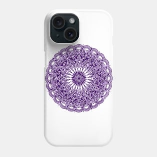 Mandala (dark purple) Phone Case