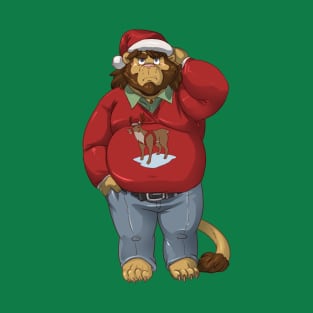 The lion who felt the xmas spirit T-Shirt