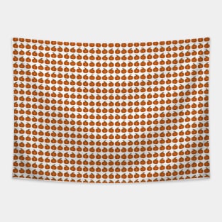 Pumpkin Pattern White Background Tapestry