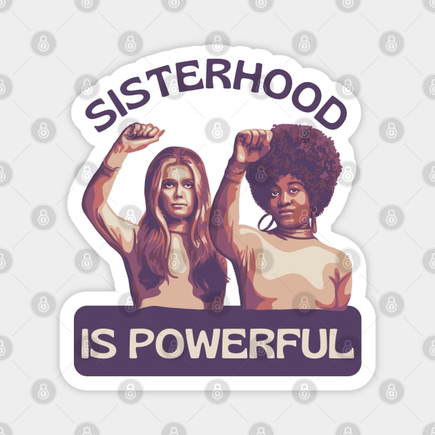 Gloria Steinem and Angela Davis Portrait Magnet by Slightly Unhinged