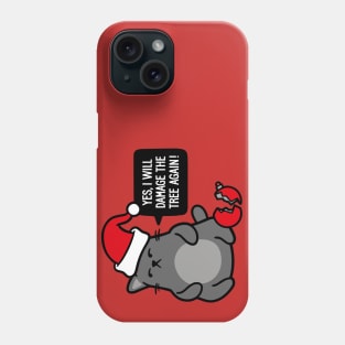 Christmas cat Phone Case