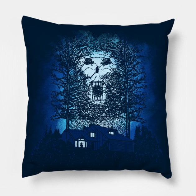 House Of Scares Pillow by Daletheskater