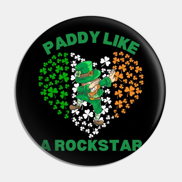 Paddy Like A Rockstar Pin by Brookcliff