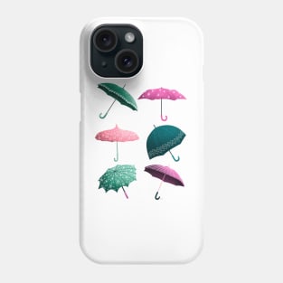 Fun Umbrellas Pattern - Spring Palette Phone Case