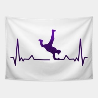 Breakdance Heartbeat Tapestry