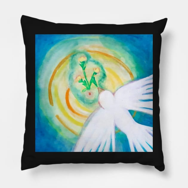 Parable Kingdom of Heaven Pillow by FairytalesInBlk