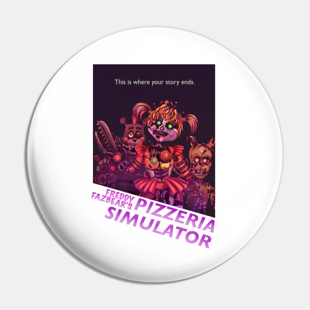 Pizzeria Simulator Pin by chronodia